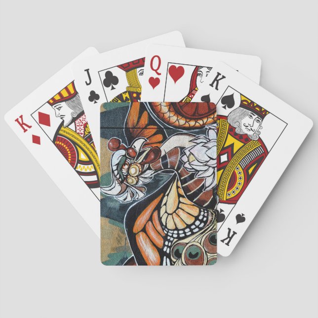 Jeu De Cartes Phoenix Graffiti Art Playard (dos)