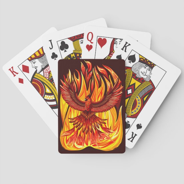 Jeu De Cartes Phoenix mythologique immortelle Créature (dos)