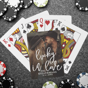 Jeu De Cartes Photo Chanceux en Amour