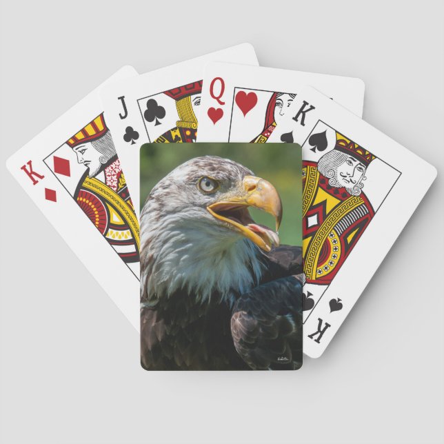 Jeu De Cartes photo d'aigle (dos)