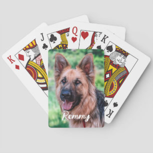 Jeu De Cartes Photo de chien - Photo de animal de compagnie - Am