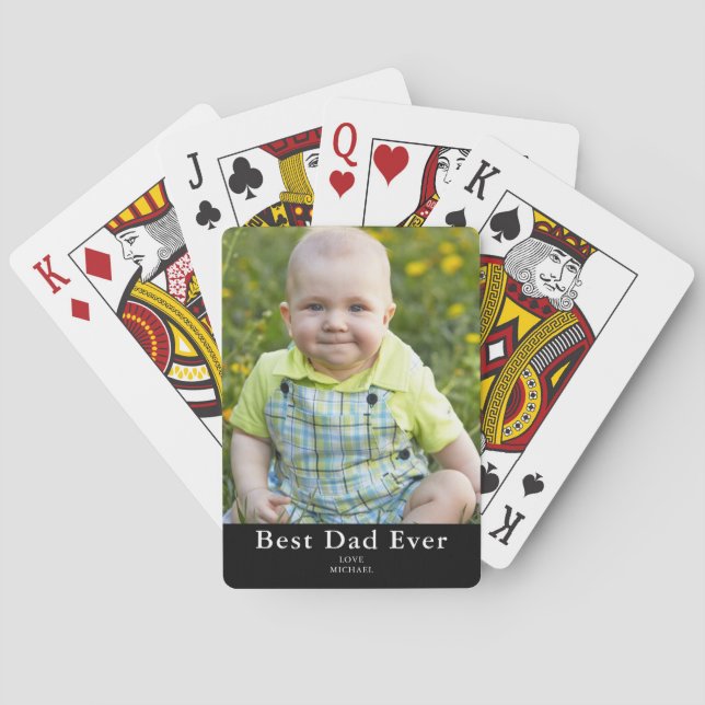 Jeu De Cartes Photo du meilleur papa (dos)