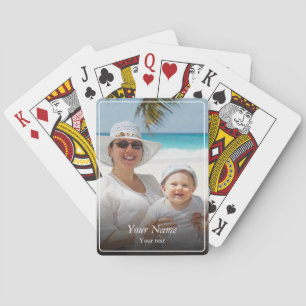 Jeu De Cartes Photo et nom jouant aux cartes