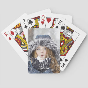 Jeu De Cartes Photo et nom Modèle Créez votre propre photo