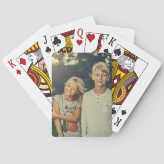 Jeu De Cartes Photo et texte personnalisés