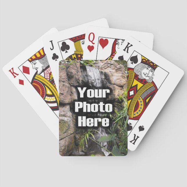 Jeu De Cartes Photo faite sur commande polychrome personnalisée (dos)