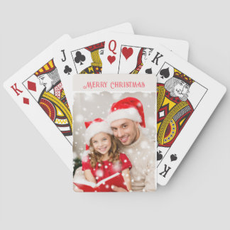 Jeu De Cartes Photo Noël Jouer aux cartes