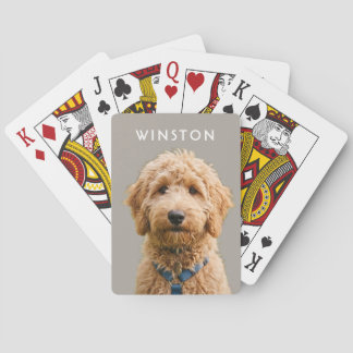 Jeu De Cartes Photo Personalized Dogs Name - READ DESCRIPTION