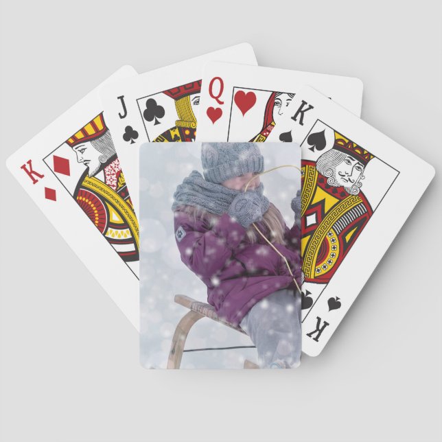 Jeu De Cartes Photo personnalisée (dos)