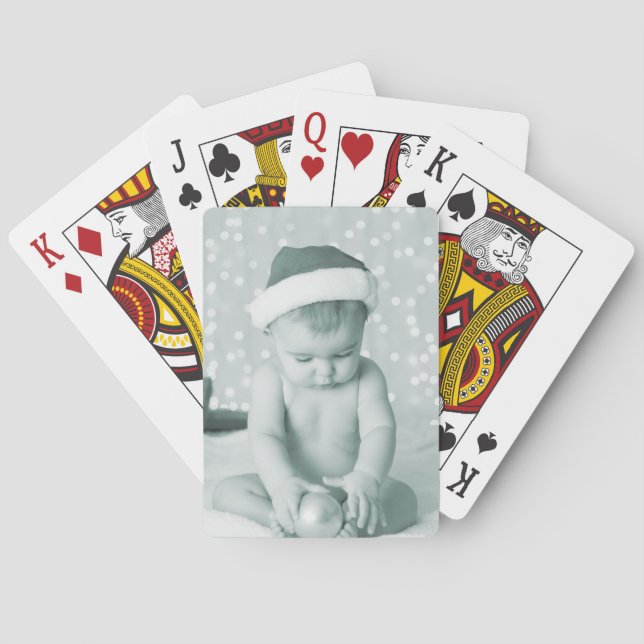 Jeu De Cartes Photo personnalisée (dos)