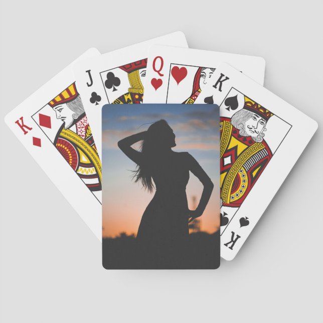 Jeu De Cartes Photo personnalisée (dos)