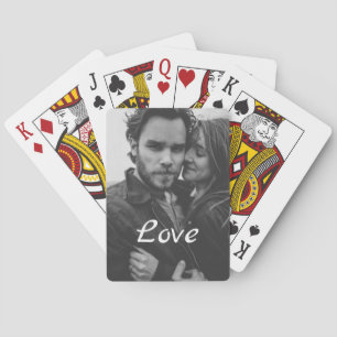 Jeu De Cartes Photo personnalisée Amour Girlfriend Petit ami Scr