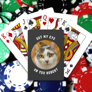 Jeu De Cartes Photo personnalisée couleur texte drôle personnali