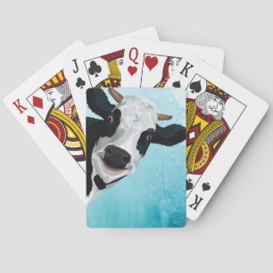Jeu De Cartes Photo personnalisée de la vache