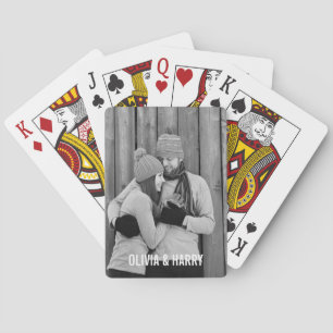 Jeu De Cartes Photo personnalisée du cadeau de copain