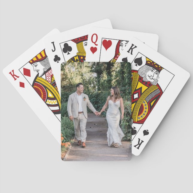 Jeu De Cartes PHOTO PERSONNALISÉE Jouer aux cartes (dos)