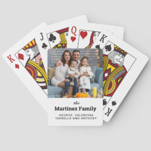 Jeu De Cartes Photo personnalisée Vos noms