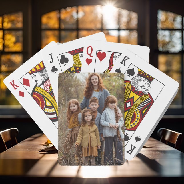Jeu De Cartes Photo Personnaliser la lecture des cartes (Créateur téléchargé)
