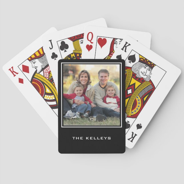 Jeu De Cartes Photo préférée personnalisée (dos)