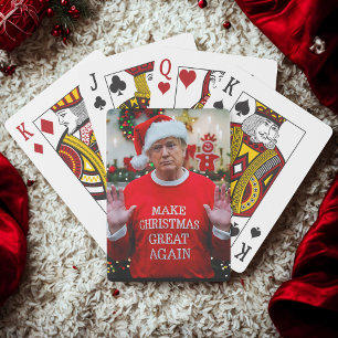 Jeu De Cartes Photo Trump   Trump redonne sa grandeur à Noël