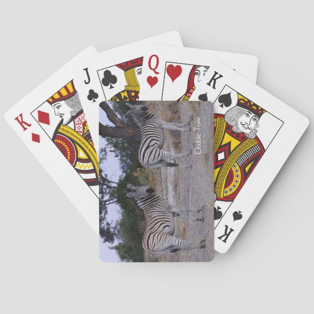 Jeu De Cartes Photo Zebra Double Take (dos)