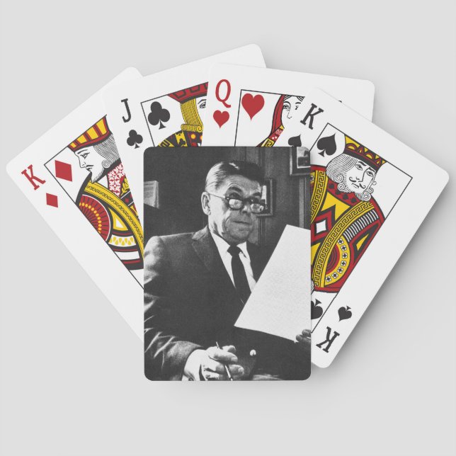 Jeu De Cartes Photographie de Ronald Reagan (dos)