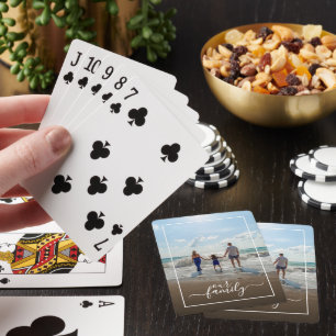 Jeu De Cartes Photos de famille classique simple