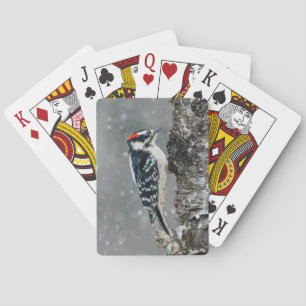 Jeu De Cartes Pic Downy en neige - Photo originale