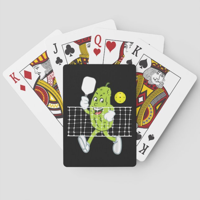 Jeu De Cartes Pickleball Jouer - Drôle Pickleball Paddle (dos)