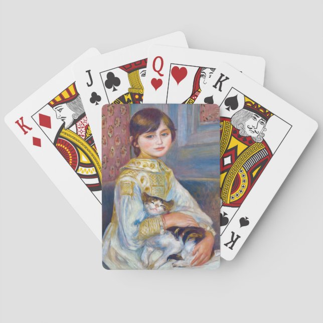 Jeu De Cartes Pierre-Auguste Renoir - Enfant avec chat (dos)