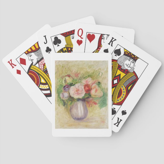 Jeu De Cartes Pierre un vase à Renoir | de fleurs (dos)