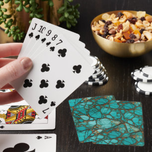 Jeu De Cartes Pierres turquoise