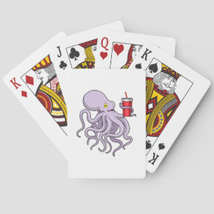 Jeu De Cartes Pieuvre avec tasse à boire