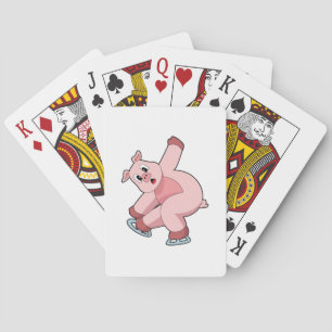 Jeu De Cartes Pig Patinage sur glace Patins sur glace