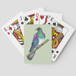 Jeu De Cartes Pigeon de Kereru Wood