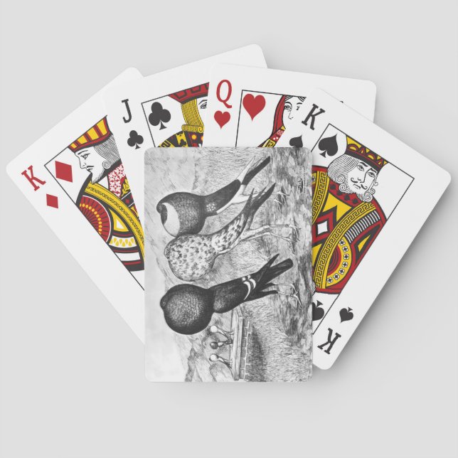 Jeu De Cartes Pigeons de Pouter de Brunner (dos)