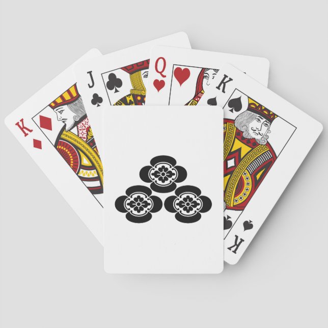 Jeu De Cartes Pile of three mokkos playing cards (dos)