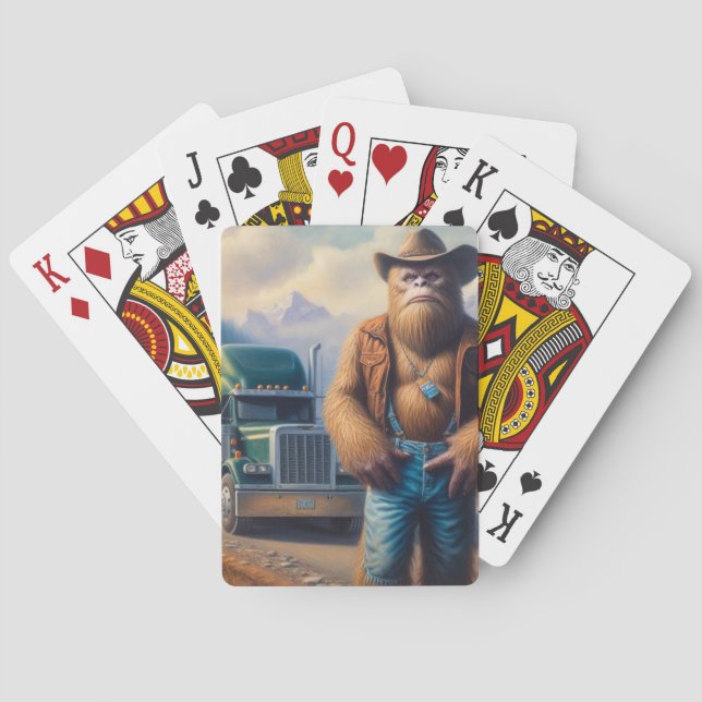 Jeu De Cartes Pilote de camion Bigfoot (dos)