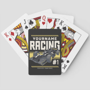 Jeu De Cartes Pilote de voiture de course rapide de l'équipe de 