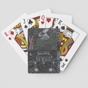 Jeu De Cartes Pilote et chats de lapin à Volkswagen