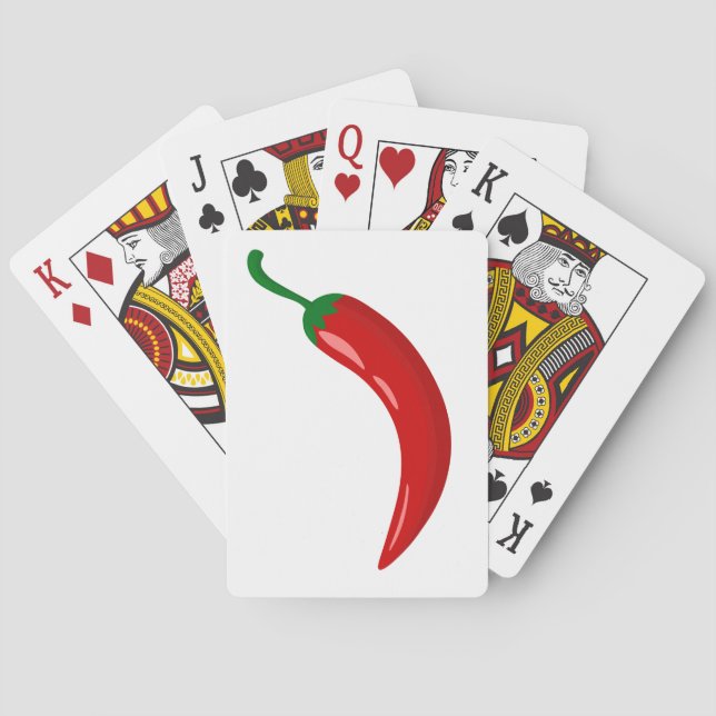 Jeu De Cartes Piments piment chaud rouge (dos)