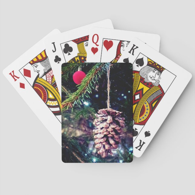 Jeu De Cartes Pinecone et baureau rouge (dos)