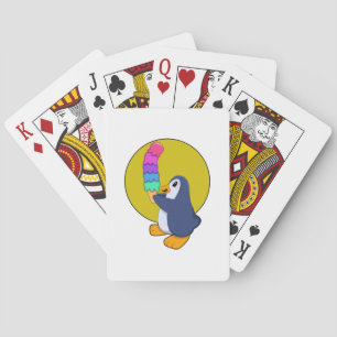 Jeu De Cartes Pingouin avec crème glacée