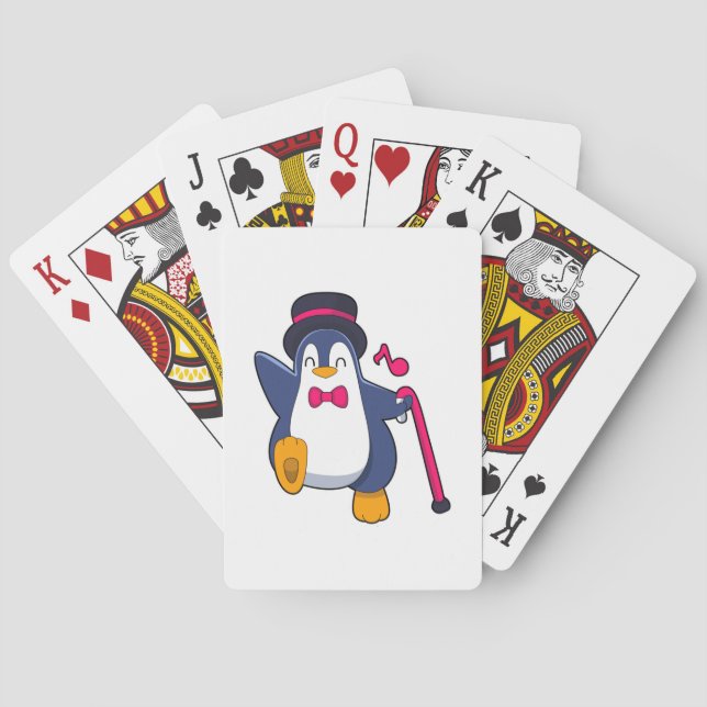 Jeu De Cartes Pingouin en Groom avec Cravate (dos)