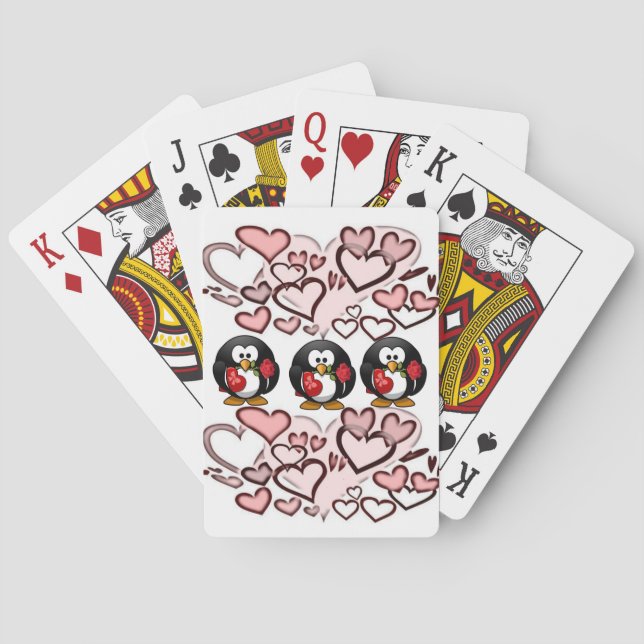 Jeu De Cartes Pingouin Lecture de Cartes Deck (dos)