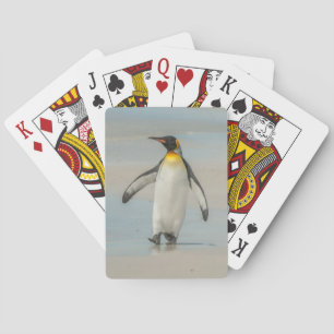 Jeu De Cartes Pingouin marchant sur la plage