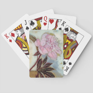 Jeu De Cartes Pink Peony Blossom