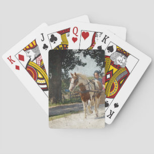 Jeu De Cartes Pinto et enfants en landau
