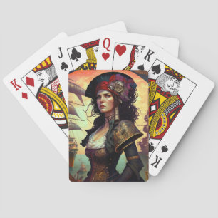 Jeu De Cartes Pirate Woman Imaginaire Art