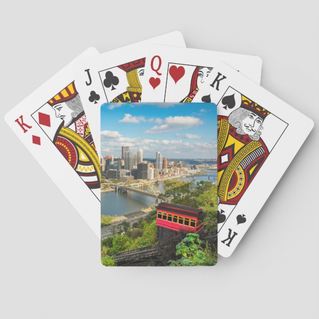 Jeu De Cartes Pittsburgh Pennsylvania Duquesne Incline (dos)